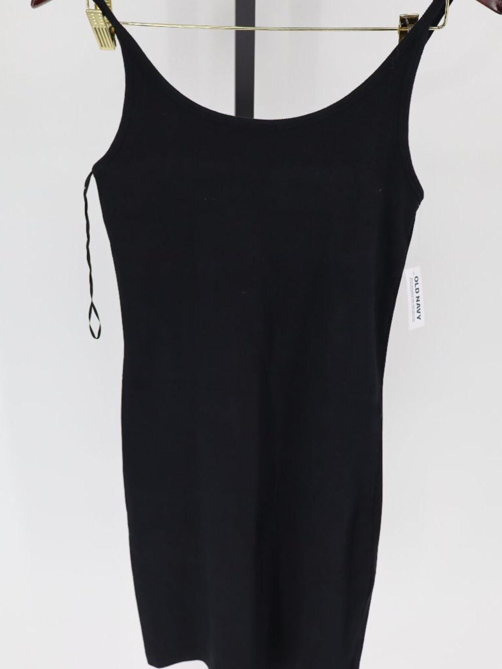 Old Navy Ribbed Tank Dress NWT  Size M  Black